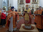 Епископ Россошанский и Острогожский Дионисий совершил Литургию в храме святых апостолов Петра и Павла с. Репьевка