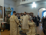 В Неделю по Рождестве Христовом Правящий Архиерей совершил Божественную литургию в храме иконы Божией Матери «Казанская» пгт. Каменка