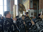 В Великую Субботу Правящий Архиерей совершил Литургию в Свято-Ильинском кафедральном соборе города Россоши