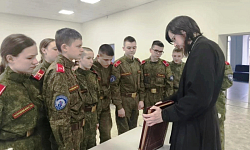 В Острогожском филиале Горожанского казачьего кадетского корпуса проведено занятие по случаю празднования Дня православной книги