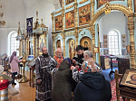 В Казанском храме поселка Каменка совершена последняя в этом году Литургия Преждеосвященных Даров