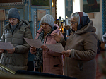 В пятницу первой седмицы Великого поста Глава Россошанской епархии совершил Литургию Преждеосвященных Даров в храме Вознесения Господня города Калач