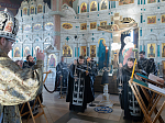 Епископ Дионисий совершил утреню Великого Пятка с чтением двенадцати Страстных Евангелий в Ильинском кафедральном соборе г. Россошь