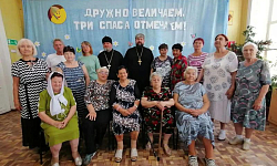 В Павловском районе прошло мероприятие «Дружно величаем, три Спаса отмечаем!» с участием духовенства Павловского благочиния
