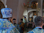 Преосвященнейший Дионисий, епископ Россошанский и Острогожский совершил Божественную литургию в Костомаровском Спасском монастыре