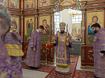В Неделю вторую Великого поста Преосвященнейший епископ Дионисий совершил Литургию в Покровском храме с. Шапошниковка