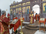 В день Радоницы Преосвященнейший епископ Дионисий совершил Литургию в Воскресенском соборе Белогорского епархиального мужского монастыря