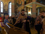 В канун Недели Торжества Православия Преосвященнейший епископ Дионисий совершил всенощное бдение в Ильинском кафедральном соборе