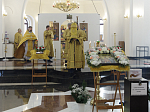 В день памяти Собора трех великих святителей Архипастырь совершил Божественную литургию в храме Всемилостивого Спаса г. Россошь