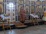 Преосвященнейший епископ Дионисий совершил Божественную литургию в Георгиевском храме села Манино Калачеевского района