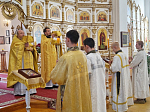 Праздничное богослужение в Свято-Митрофановском храме села Верхний Мамон