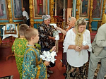На приходах Верхнемамонского благочиния продолжается благотворительная акция «Белый цветок»