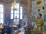 В Неделю о блудном сыне епископ Дионисий совершил Божественную литургию в Свято-Ильинском кафедральном соборе города Россошь