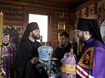 Правящий Архиерей совершил Литургию Преждеосвященных Даров в Воскресенском монастыре