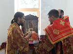Преосвященнейший епископ Дионисий совершил Божественную литургию в Белогорском мужском монастыре