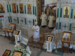 Глава Россошанской епархии совершил Божественную литургию в Свято-Ильинском кафедральном соборе города Россошь