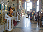 Глава Россошанской епархии возглавил служение Божественной литургии в Свято-Ильинском кафедральном соборе города Россоши