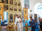 В храме Вознесения Господня села Дальняя Полубянка Острогожского района молитвенно отметили престольный праздник