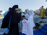 В праздник Успения Пресвятой Богородицы глава Россошанской епархии совершил Божественную литургию в Успенском храме села Старая Калитва
