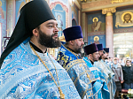 Епископ Россошанский и Острогожский Андрей сослужил митрополиту Воронежскому и Лискинскому Сергию в день престольного праздника в Покровском соборе г. Воронежа