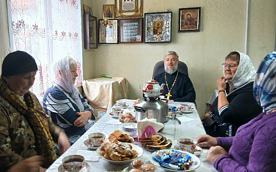Руководитель епархиального отдела по церковной благотворительности и социальному служению провел встречу с родителями военнослужащих