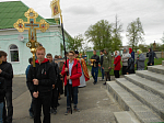 Школьники приняли участие в Пасхальном Крестном ходе