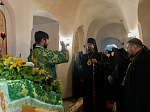 Преосвященнейший Дионисий в день памяти преподобного Серафима Саровского возглавил Божественную литургию в Костомаровском Спасском монастыре