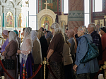 В канун праздника Воздвижения Креста Господня Преосвященнейший епископ Дионисий совершил всенощное бдение в Ильинском кафедральном соборе города Россоши