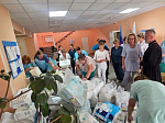 Руководитель епархиального медицинского отдела доставил гуманитарный груз в больницу города Северодонецка
