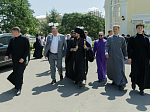 Правящий Архиерей открыл традиционную благотворительную ярмарку, посвященную престольному празднику Ильинского кафедрального собора