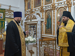 Правящий Архиерей совершил Литургию в Георгиевском храме села Терновое Острогожского района