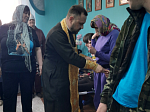 В праздник Благовещения священник посетил Кантемировский центр реабилитации и социализации в селе Писаревка
