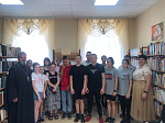 В библиотеке с. Александровка прошло мероприятие, посвящённое Дню славянской письменности и культуры
