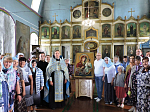 На приходе Спасского храма села Ближняя Полубянка помолились перед чудотворным образом Божией Матери «Оршанская»