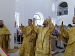 Правящий Архиерей совершил первую Божественную литургию в новопостроенном храме во имя первоверховного апостола Павла города Павловска