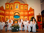 Праздник Рождества Христова в храме Покрова Божией Матери слободы Шапошниковка