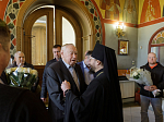 Глава Россошанской епархии возглавил служение Божественной литургии в Свято-Ильинском кафедральном соборе города Россоши