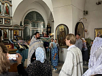 В предпразднство Успения Пресвятой Богородицы в Казанском храме города Павловска совершены всенощное бдение и чин Погребения
