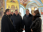 Храм Успения Пресвятой Богородицы города Калач посетила министр внутренней политики Правительства Воронежской области Елена Владимировна Дерганова