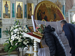 В канун Великой Субботы епископ Дионисий совершил утреню с чином погребения в Свято-Ильинском кафедральном соборе города Россоши