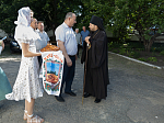 Преосвященнейший Дионисий, епископ Россошанский и Острогожский, совершил всенощное бдение в храме святых апостолов Петра и Павла с. Петропавловка