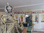 В пятницу 3-й седмицы Великого поста епископ Дионисий совершил Литургию Преждеосвященных Даров в Троицком храме с. Елизаветовка