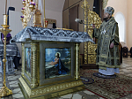 В пятницу второй седмицы Великого поста Архипастырь совершил Литургию Преждеосвященных Даров в храме Великомученика и Победоносца Георгия села Большая Хвощеватка
