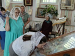 Жители села Петренково Острогожского района помолились перед чтимой иконой Божьей Матери «Оршанская»
