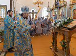 Епископ Дионисий 21 июля, в день празднования Казанской иконы Божией Матери, совершил Божественную литургию в Казанском храме пгт Каменка, центре Каменского благочиния