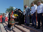 Правящий Архиерей открыл традиционную благотворительную ярмарку, посвященную престольному празднику Ильинского кафедрального собора