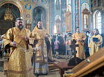 В праздник Собора новомучеников и исповедников Церкви Русской Глава Воронежской митрополии возглавил служение Божественной литургии в Благовещенском кафедральном соборе