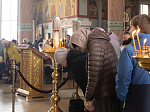 Преосвященнейший епископ Дионисий совершил Божественную литургию в Ильинском кафедральном соборе г. Россошь