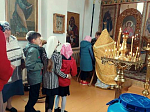 В Троицком храме молитвенно встретили день памяти святых благоверных князя Петра и княгини Февронии Муромских