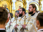 В Покровском соборе города Воронежа совершено соборное богослужение Архипастырей епархий Воронежской митрополии
